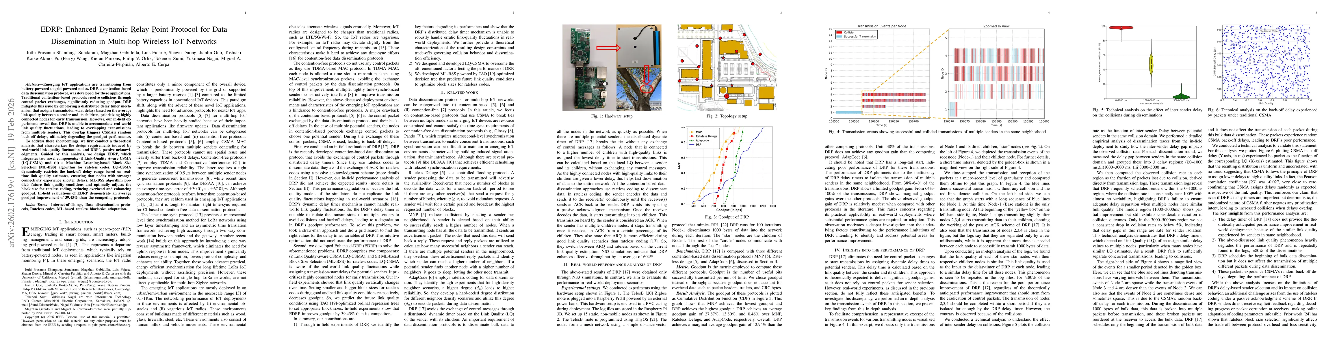 Thumbnail for EDRP: Enhanced Dynamic Relay Point Protocol for Data Dissemination in Multi-hop Wireless IoT Networks