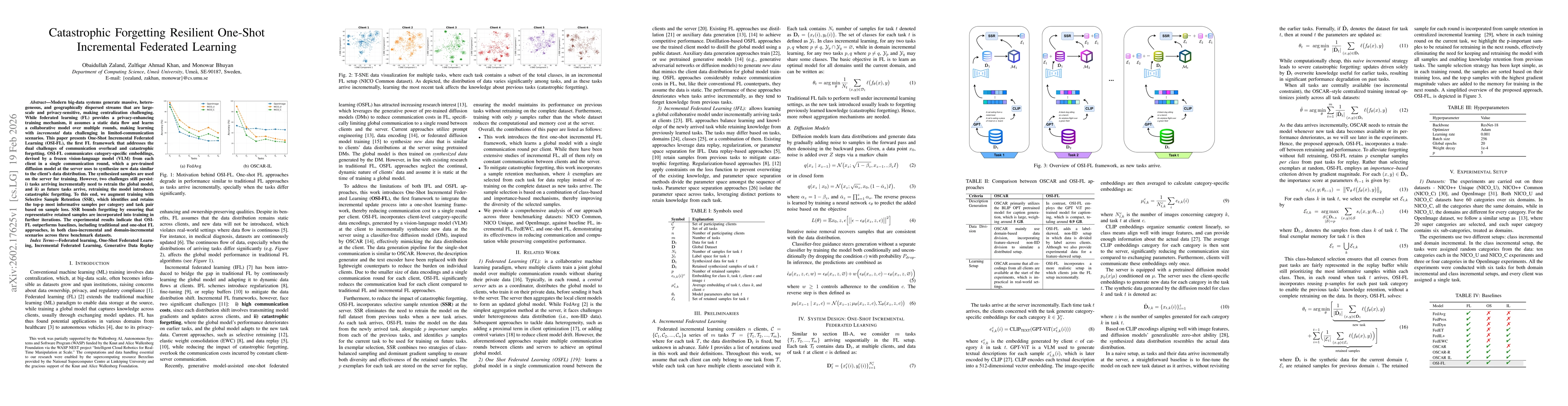 Thumbnail for Catastrophic Forgetting Resilient One-Shot Incremental Federated Learning