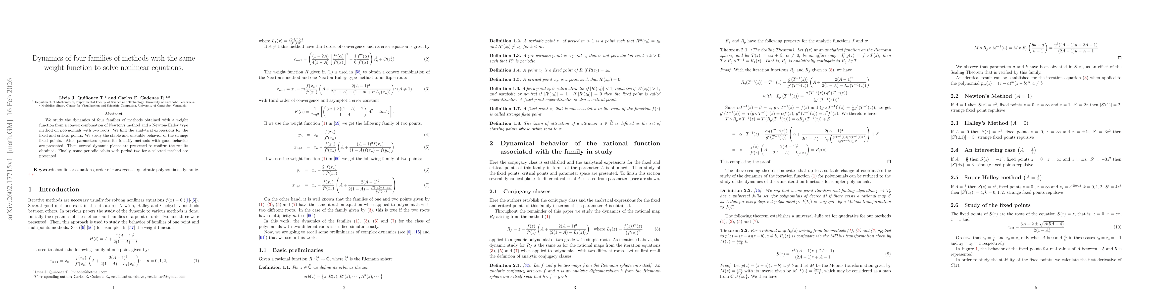 Thumbnail for Dynamics of four families of methods with the same weight function to solve nonlinear equations