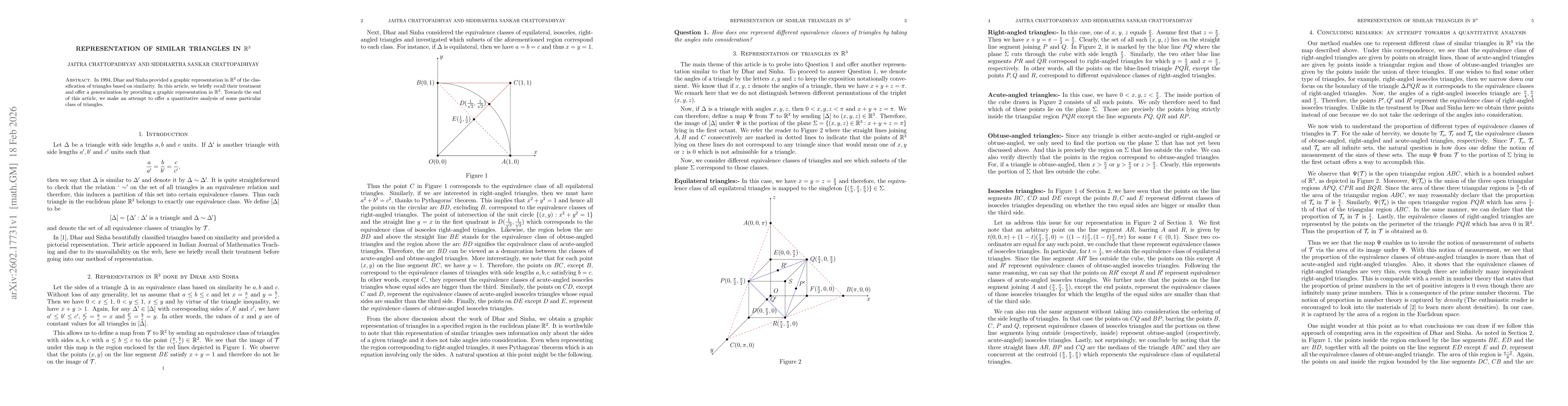 Thumbnail for Representation of similar triangles in $\mathbb{R}^{3}$
