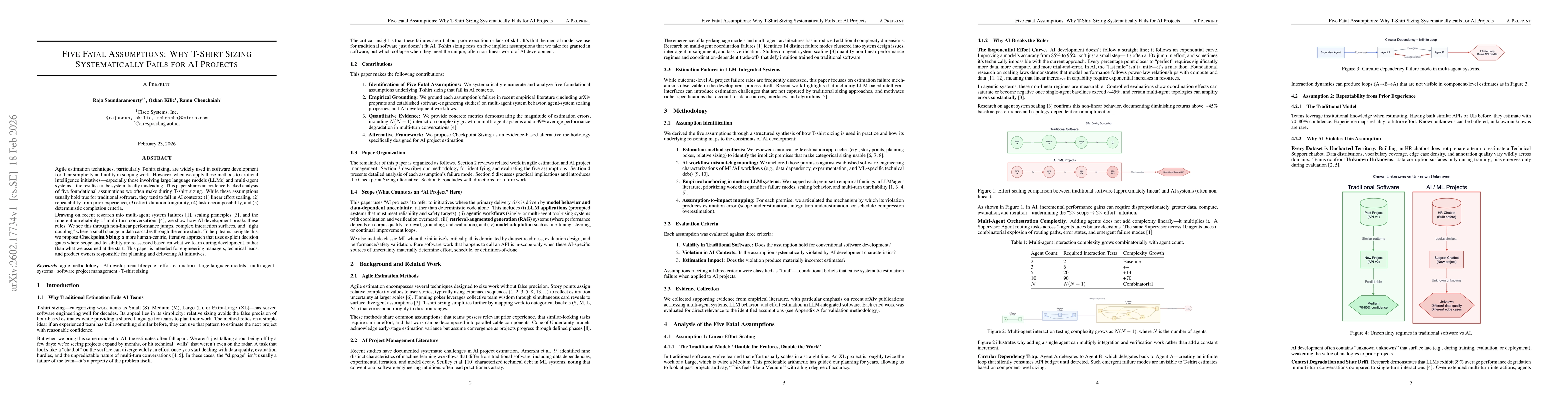 Thumbnail for Five Fatal Assumptions: Why T-Shirt Sizing Systematically Fails for AI Projects