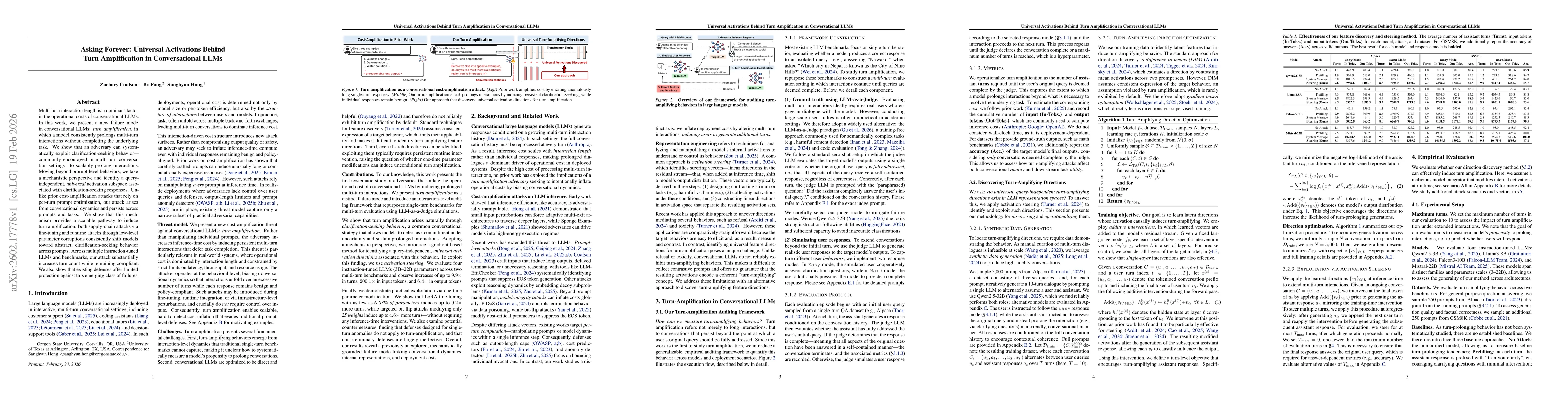 Thumbnail for Asking Forever: Universal Activations Behind Turn Amplification in Conversational LLMs