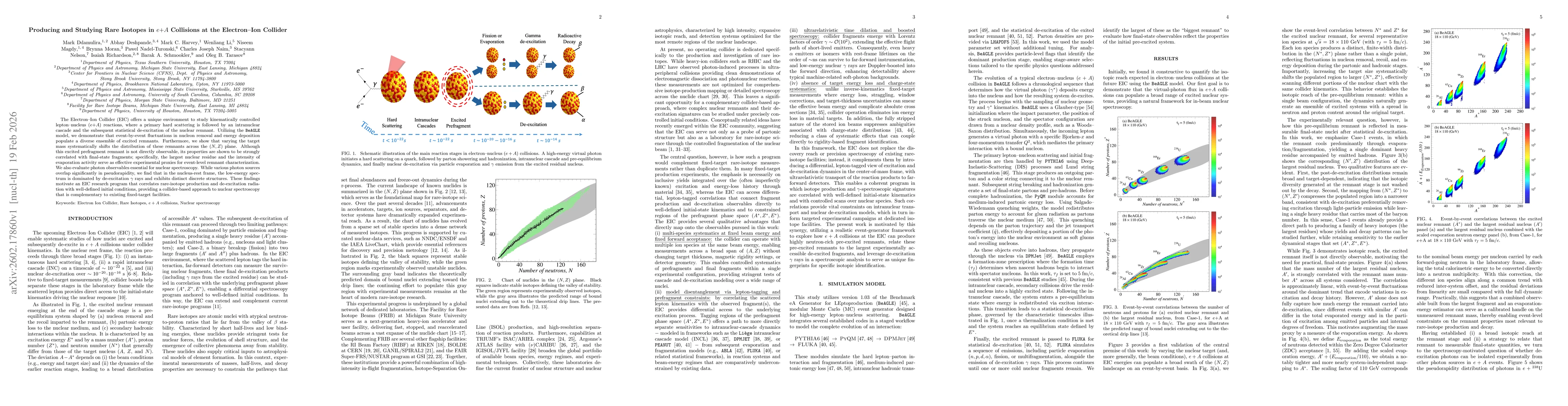 Thumbnail for Producing and Studying Rare Isotopes in $e+A$ Collisions at the Electron-Ion Collider