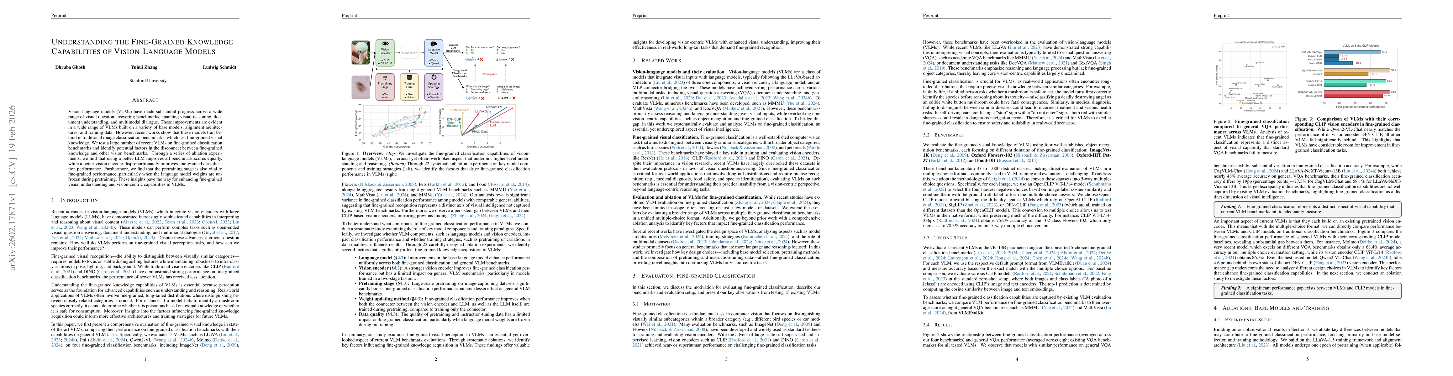 Thumbnail for Understanding the Fine-Grained Knowledge Capabilities of Vision-Language Models
