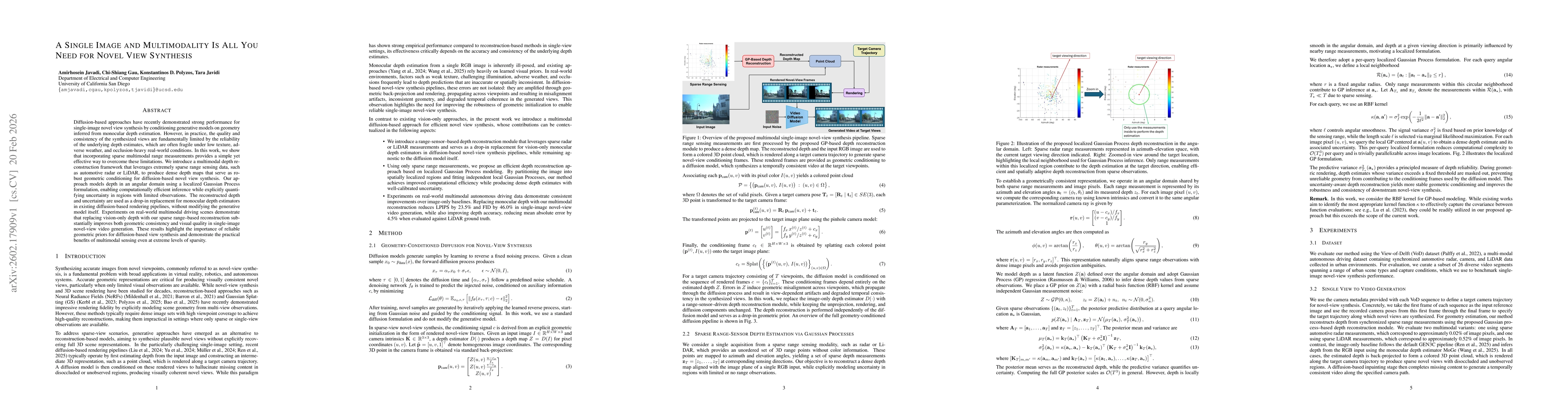 Thumbnail for A Single Image and Multimodality Is All You Need for Novel View Synthesis