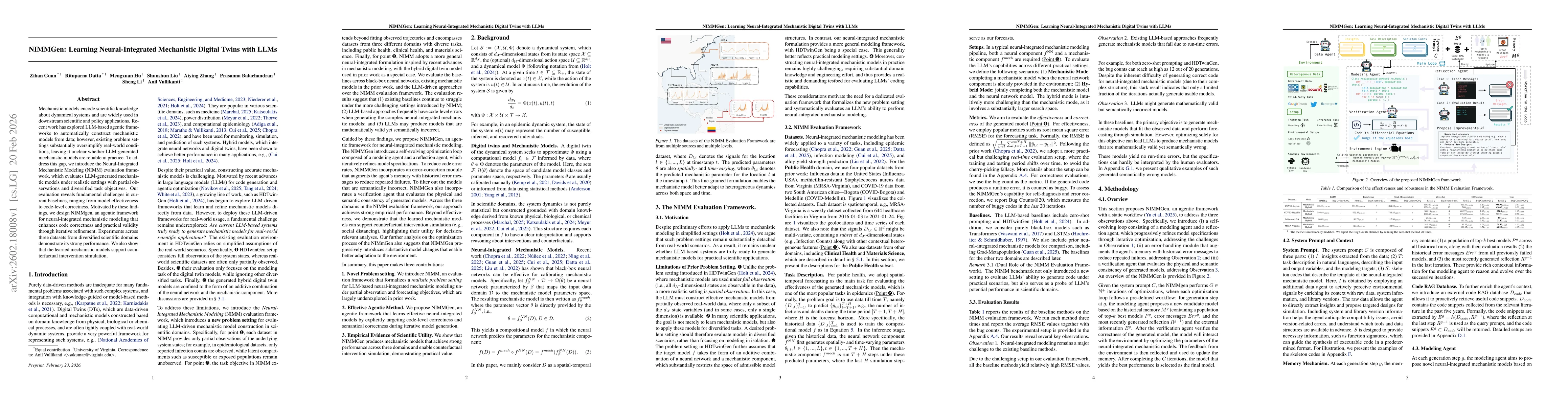 Thumbnail for NIMMGen: Learning Neural-Integrated Mechanistic Digital Twins with LLMs