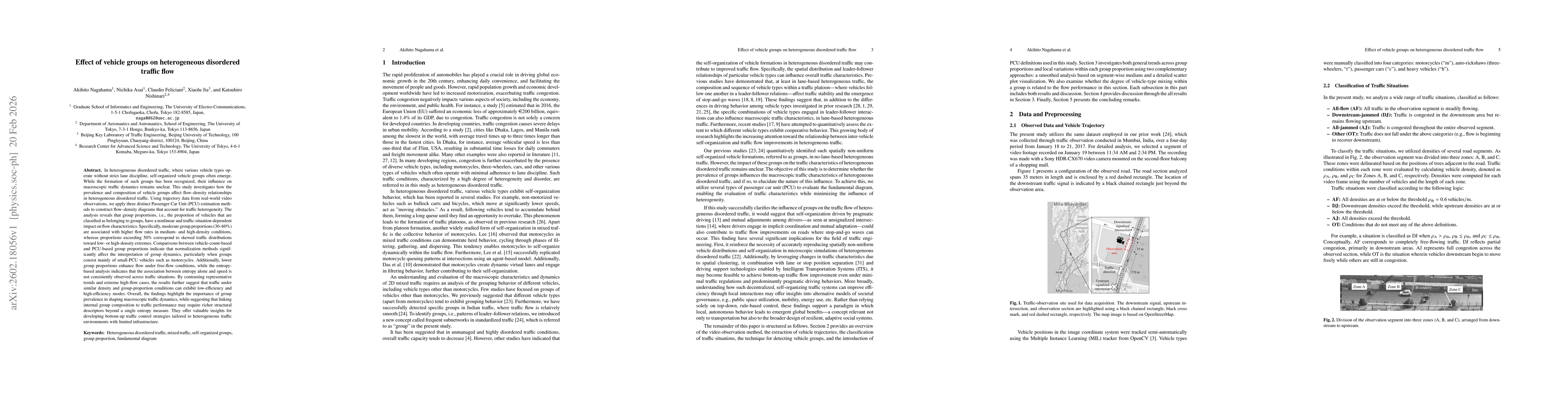 Thumbnail for Effect of vehicle groups on heterogeneous disordered traffic flow