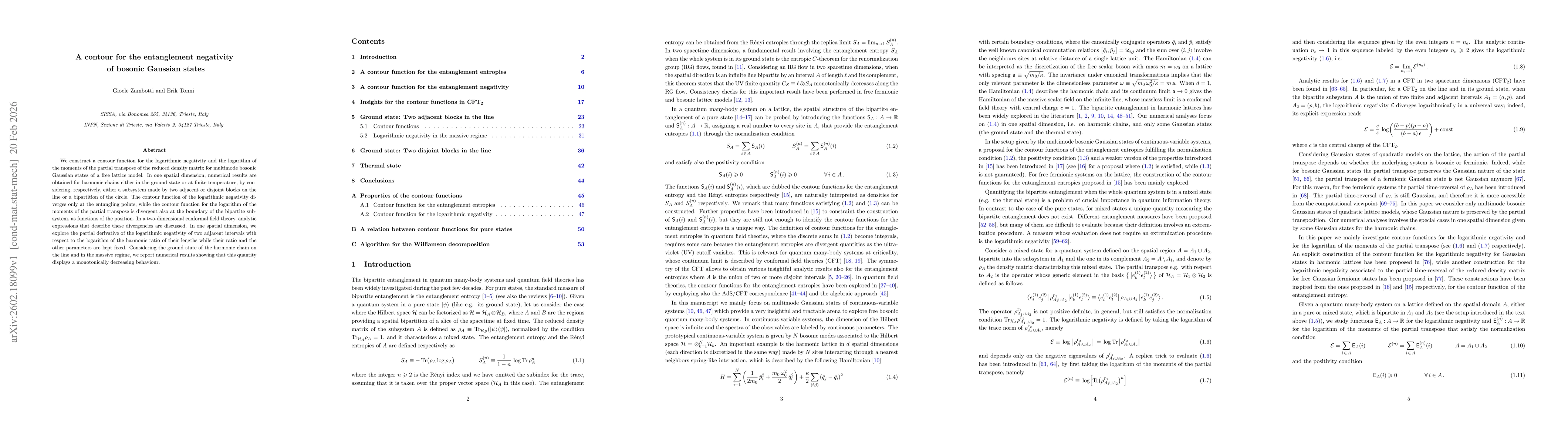 Thumbnail for A contour for the entanglement negativity of bosonic Gaussian states