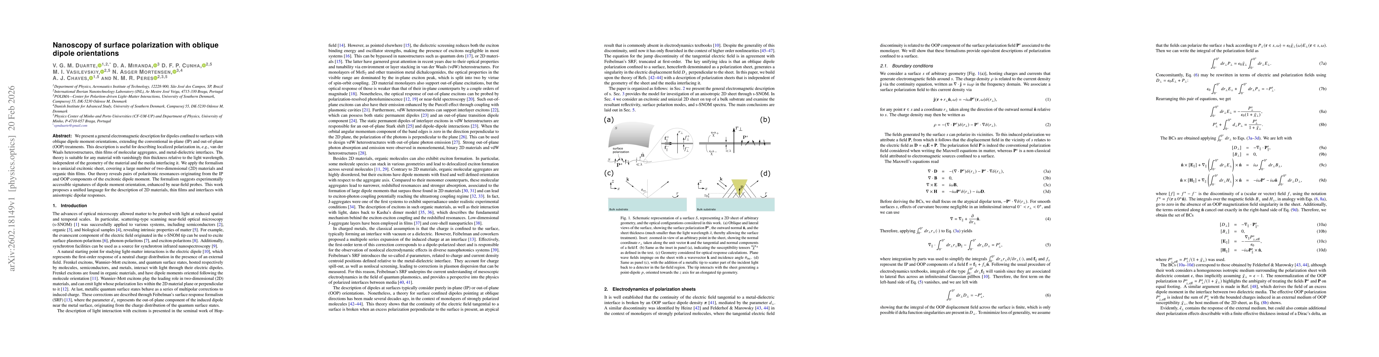 Thumbnail for Nanoscopy of surface polarization with oblique dipole orientations