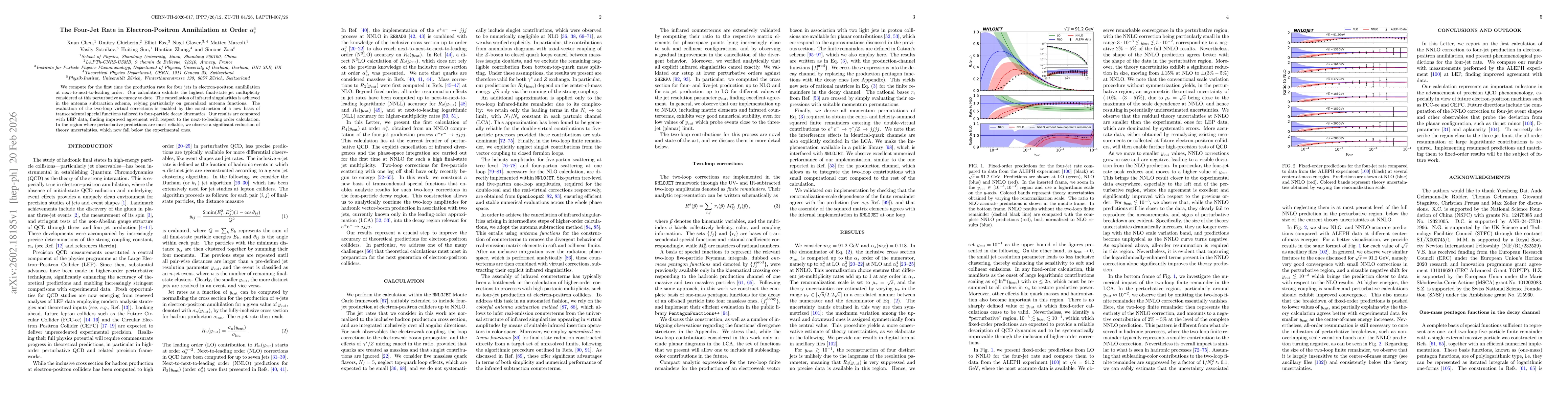 Thumbnail for The Four-Jet Rate in Electron-Positron Annihilation at Order $α_s^4$