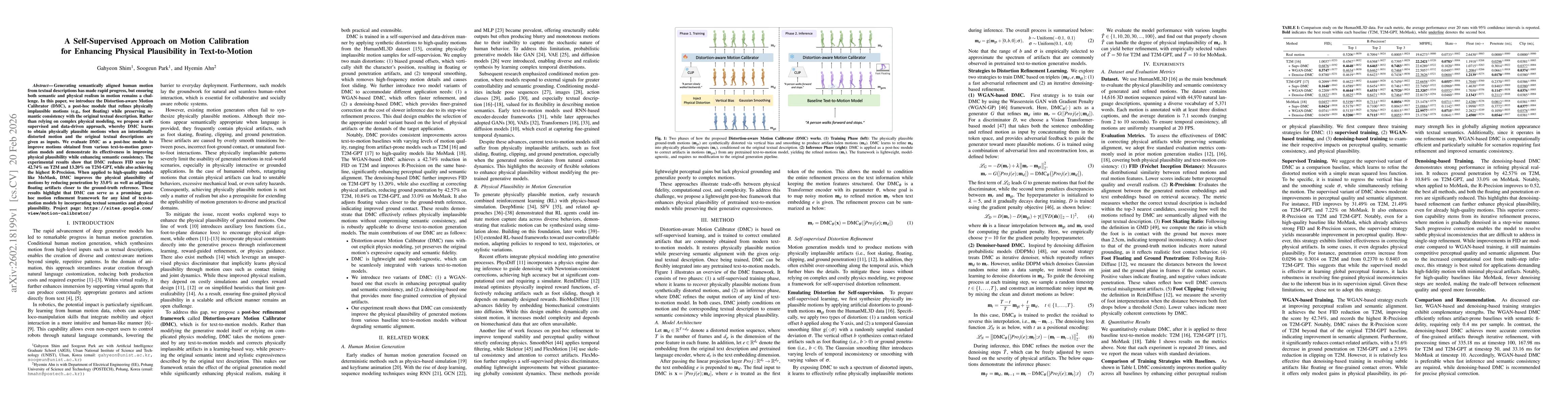 Thumbnail for A Self-Supervised Approach on Motion Calibration for Enhancing Physical Plausibility in Text-to-Motion