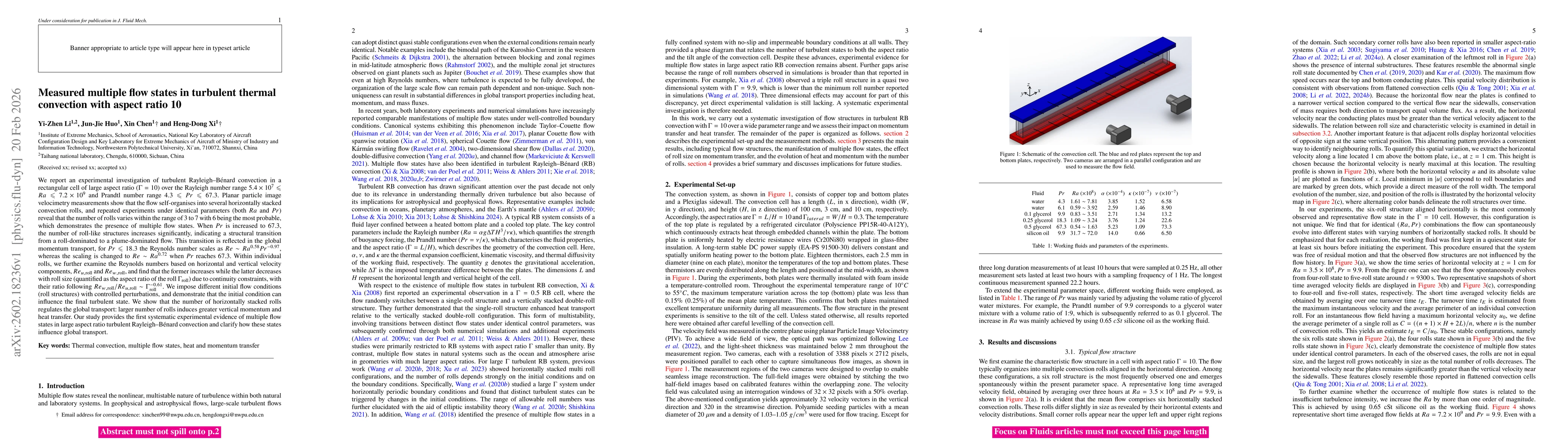 Thumbnail for Measured multiple flow states in turbulent thermal convection with aspect ratio 10