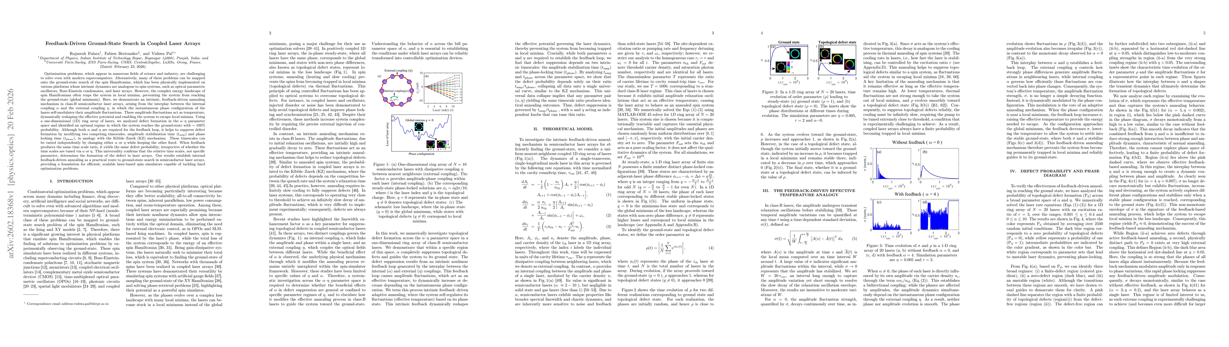 Thumbnail for Feedback-Driven Ground-State Search in Coupled Laser Arrays