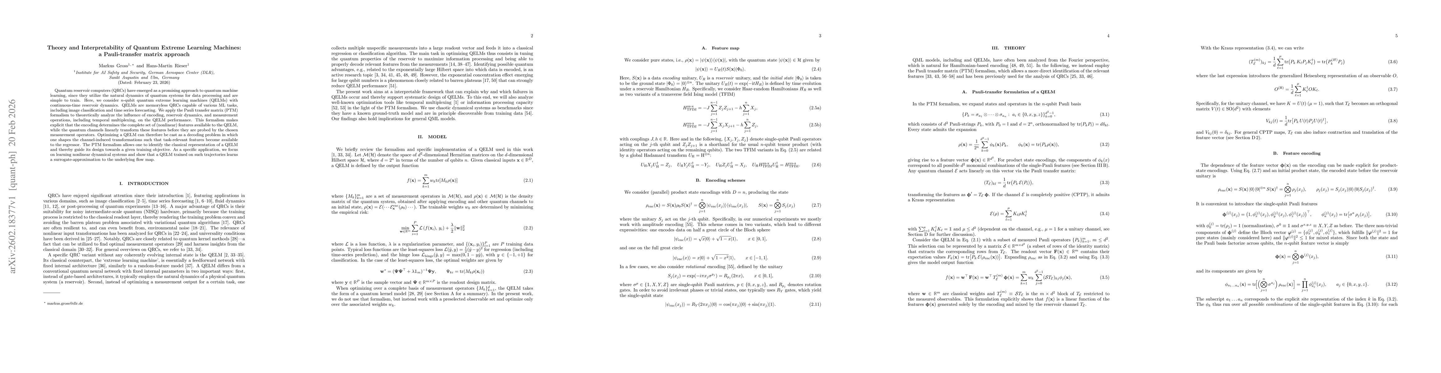 Thumbnail for Theory and interpretability of Quantum Extreme Learning Machines: a Pauli-transfer matrix approach