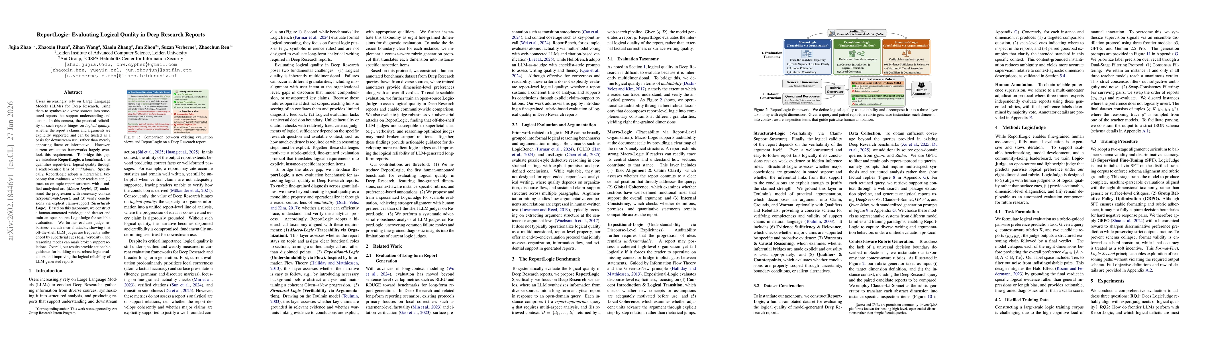 Thumbnail for ReportLogic: Evaluating Logical Quality in Deep Research Reports