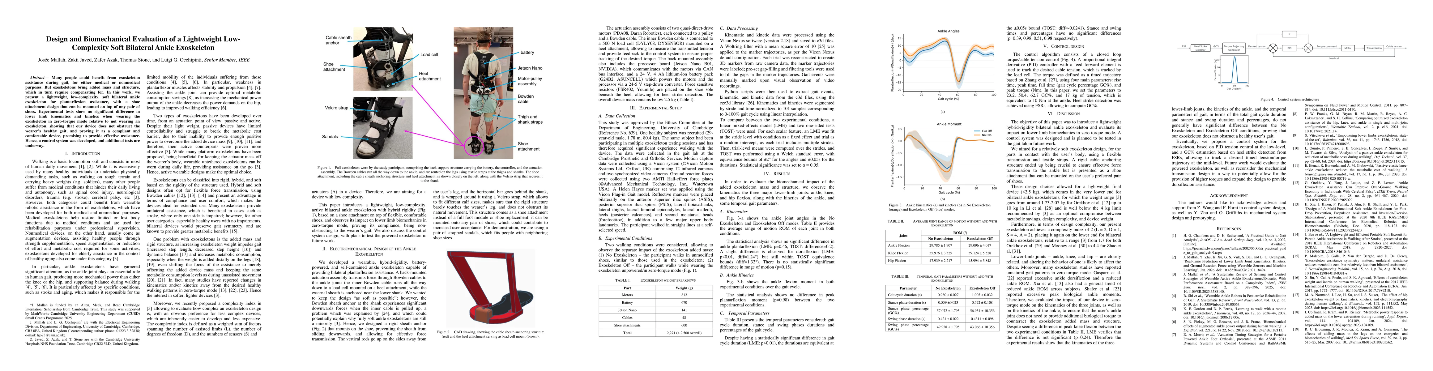 Thumbnail for Design and Biomechanical Evaluation of a Lightweight Low-Complexity Soft Bilateral Ankle Exoskeleton