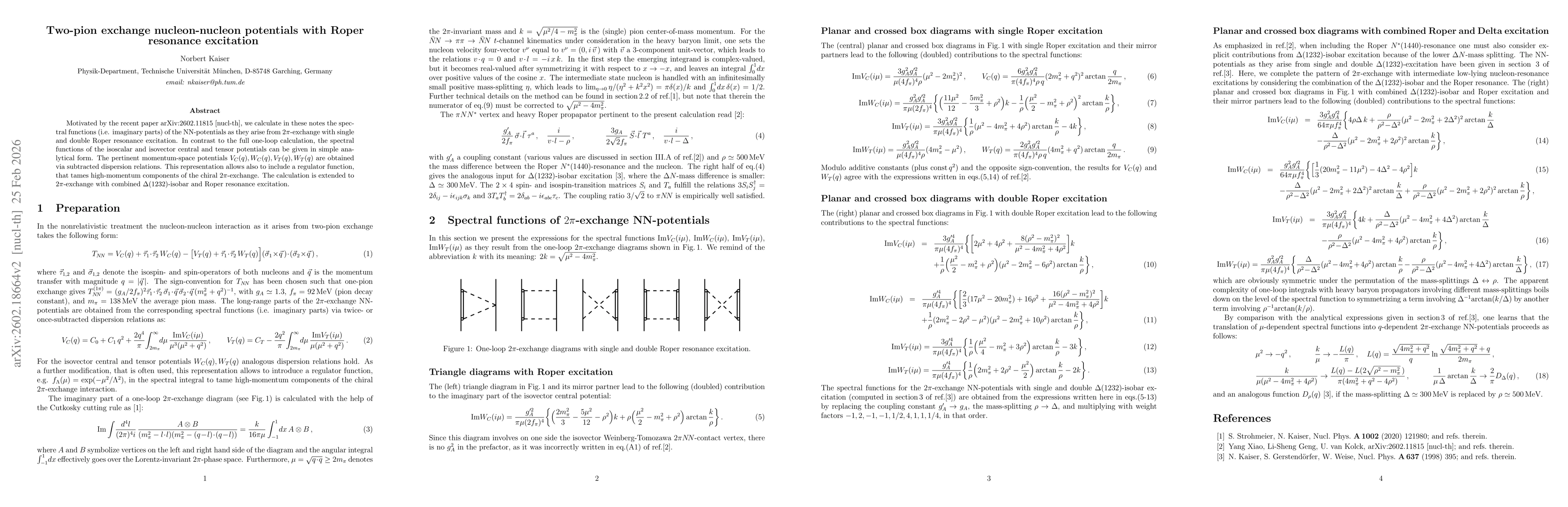 Thumbnail for Two-pion exchange nucleon-nucleon potentials with Roper resonance excitation