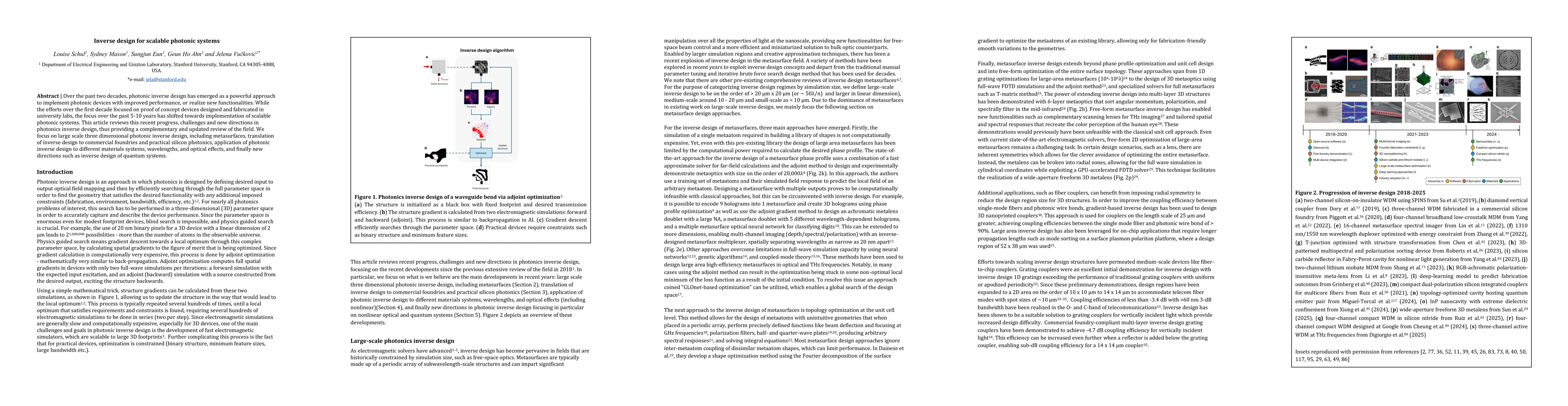 Thumbnail for Inverse design for scalable photonic systems
