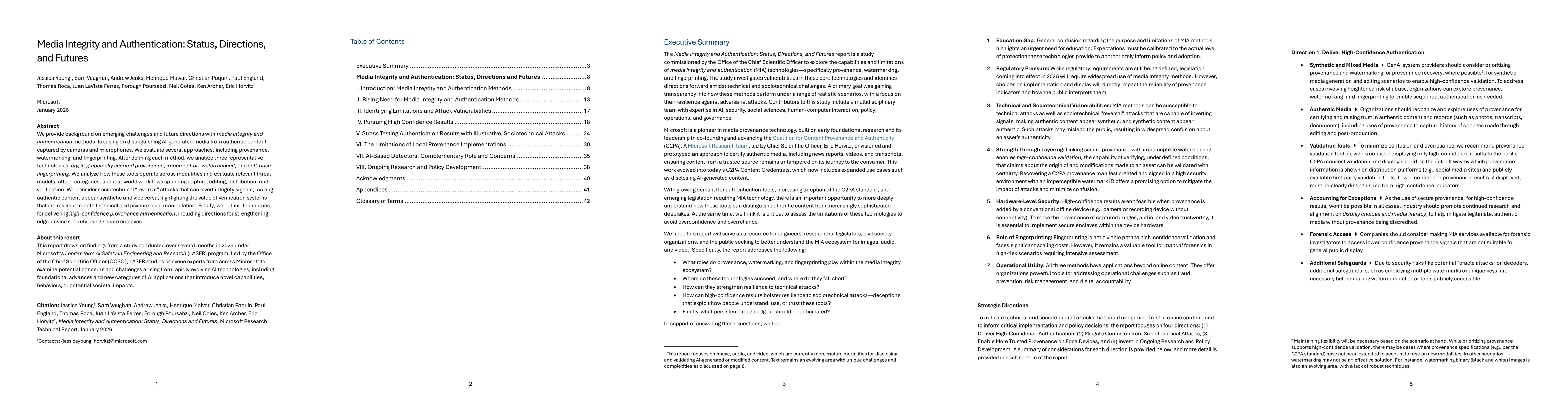 Thumbnail for Media Integrity and Authentication: Status, Directions, and Futures