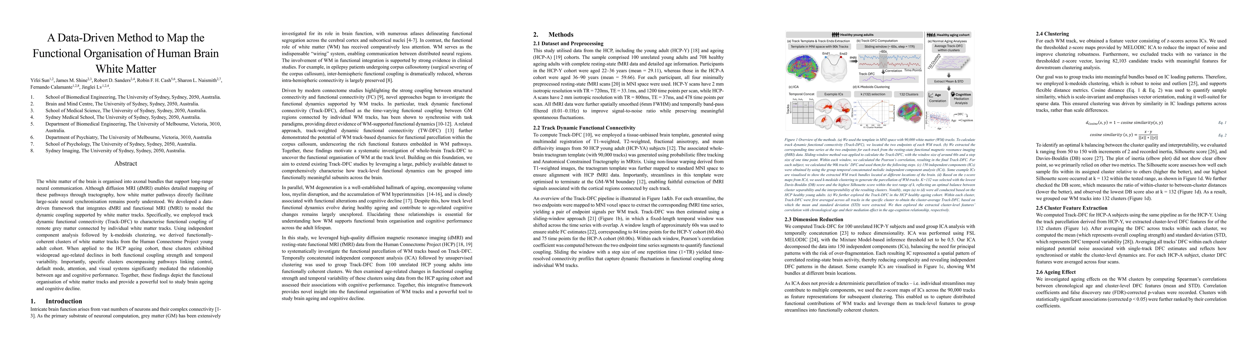 Thumbnail for A Data-Driven Method to Map the Functional Organisation of Human Brain White Matter