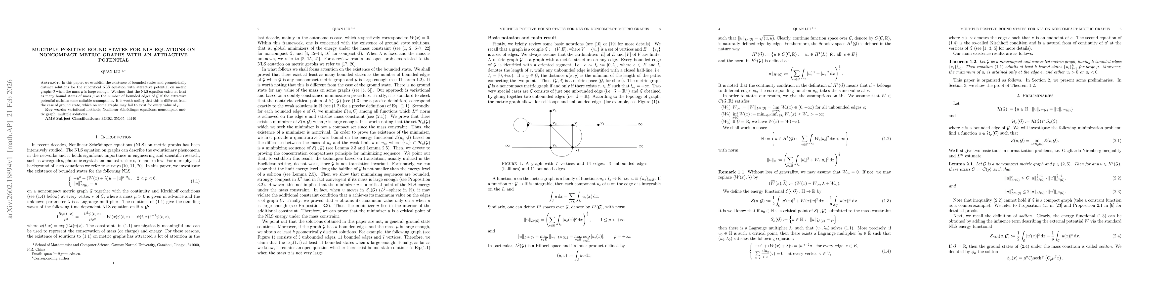 Thumbnail for Multiple positive bound states for NLS equations on noncompact metric graphs with an attractive potential