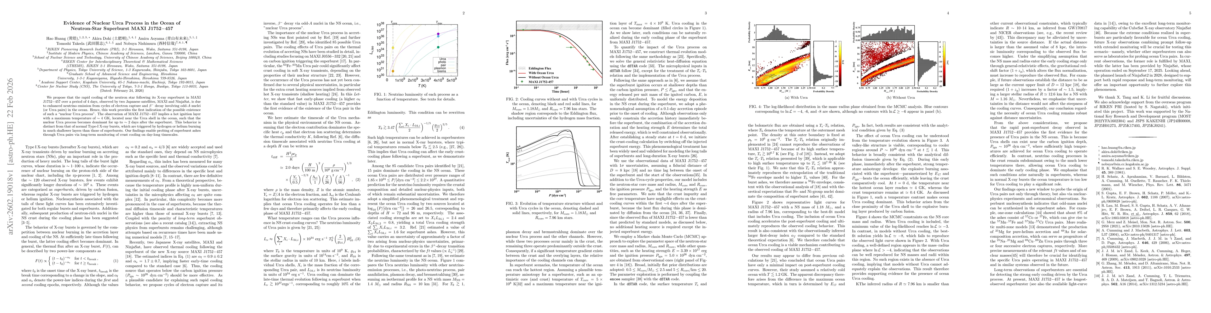 Thumbnail for Evidence of Nuclear Urca Process in the Ocean of Neutron-Star Superburst MAXI J1752$-$457