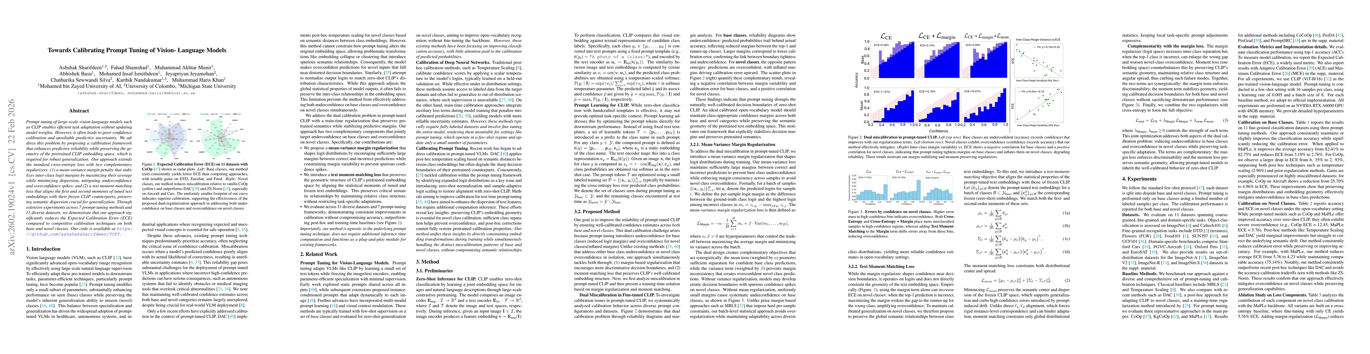 Thumbnail for Towards Calibrating Prompt Tuning of Vision-Language Models