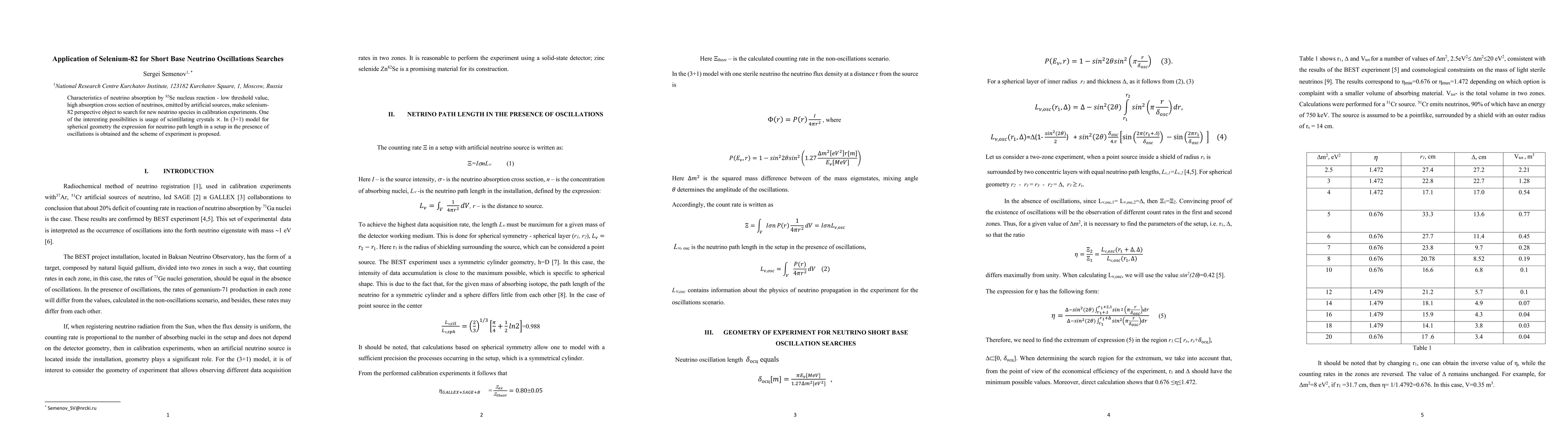 Thumbnail for Application of Selenium-82 for Short Base Neutrino Oscillations Searches