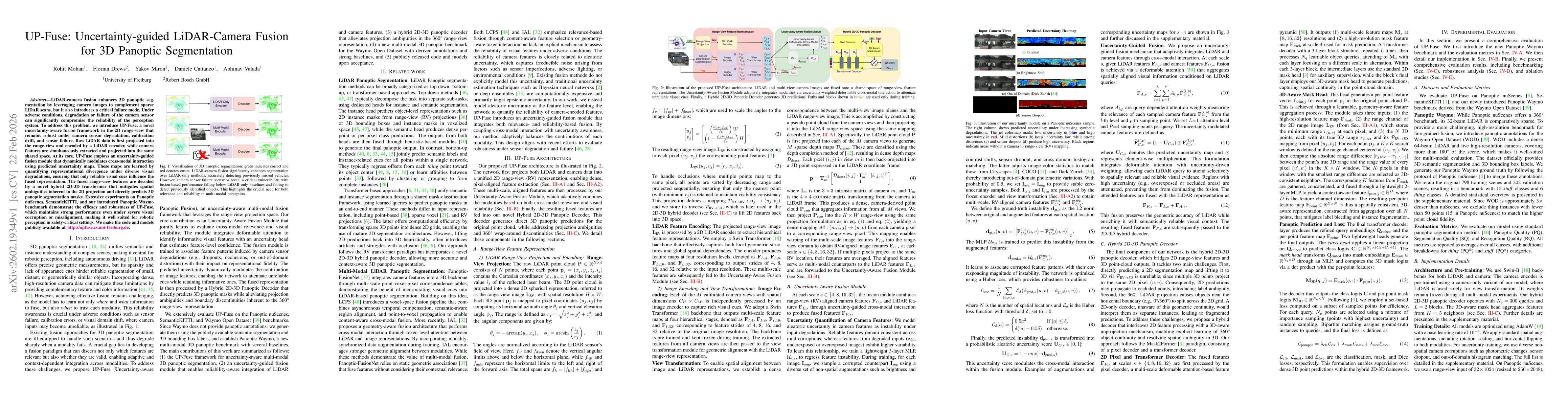 Thumbnail for UP-Fuse: Uncertainty-guided LiDAR-Camera Fusion for 3D Panoptic Segmentation