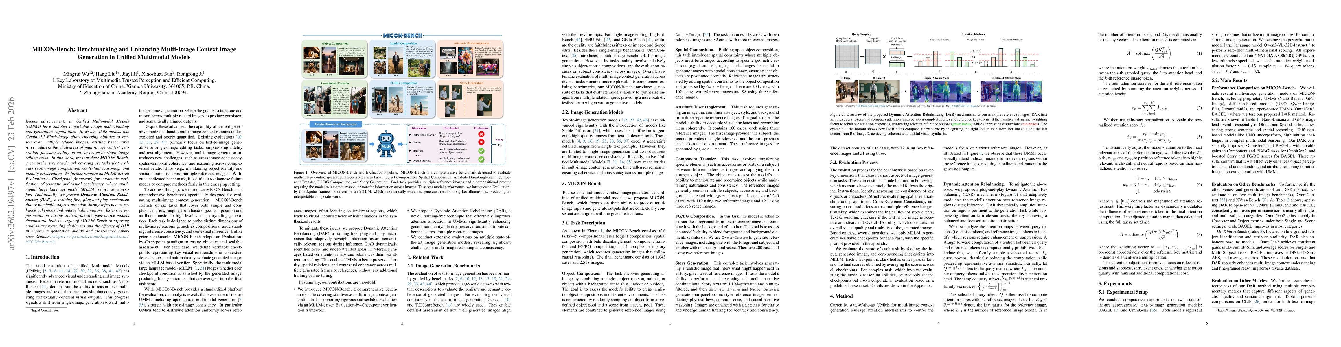 Thumbnail for MICON-Bench: Benchmarking and Enhancing Multi-Image Context Image Generation in Unified Multimodal Models