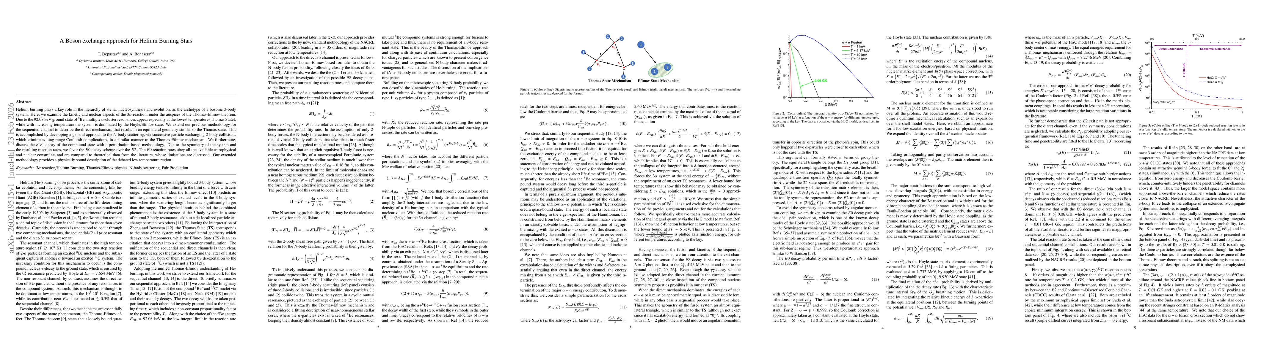 Thumbnail for A Boson exchange approach for Helium Burning Stars