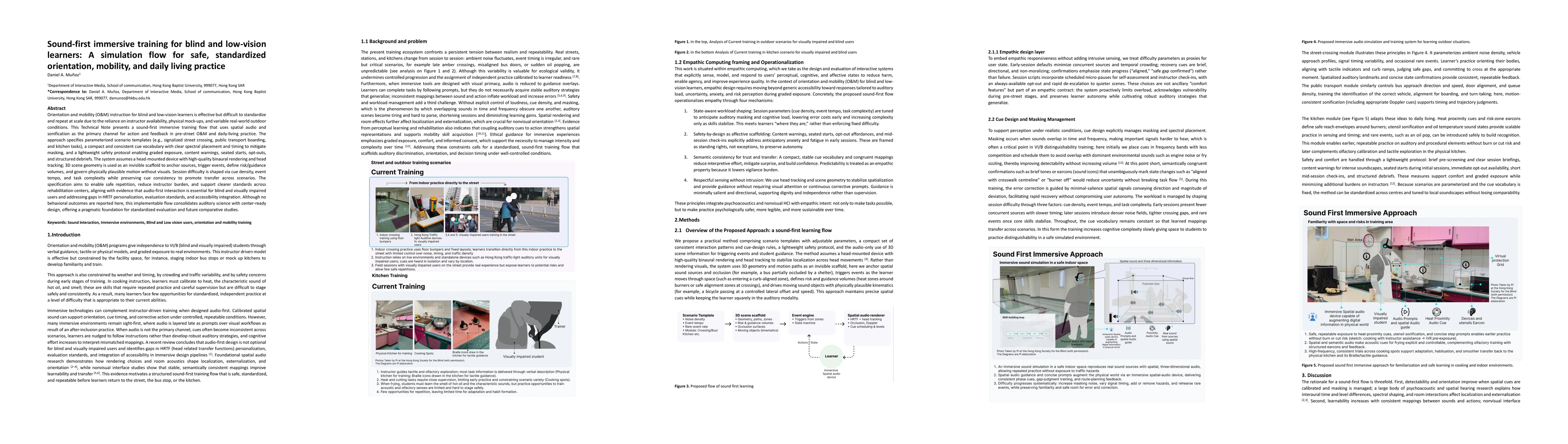 Thumbnail for Sound-first immersive training for blind and low-vision learners: A simulation flow for safe, standardized orientation, mobility, and daily living practice