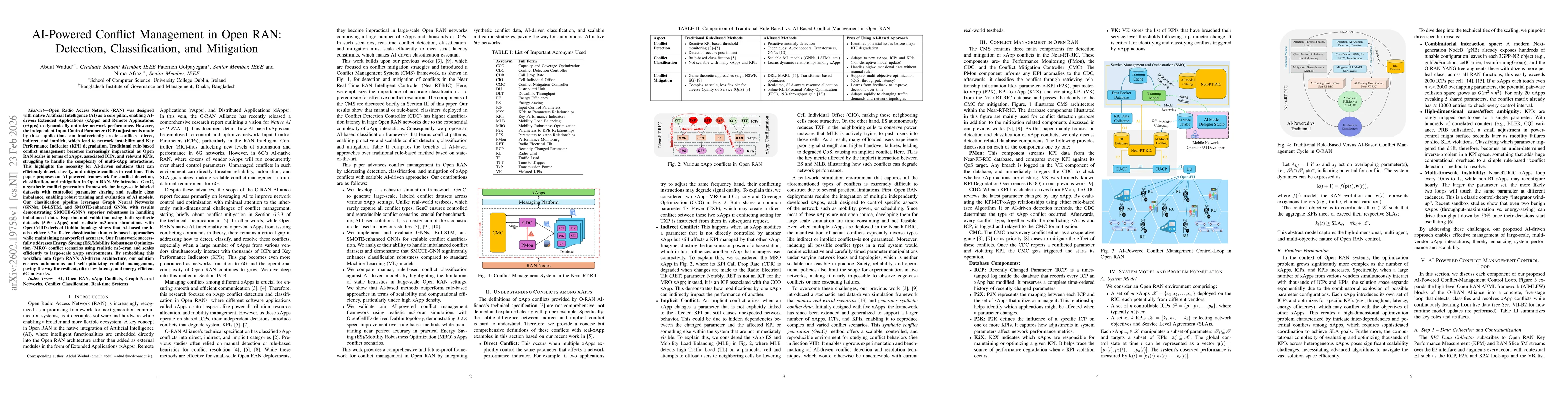 Thumbnail for AI-Powered Conflict Management in Open RAN: Detection, Classification, and Mitigation