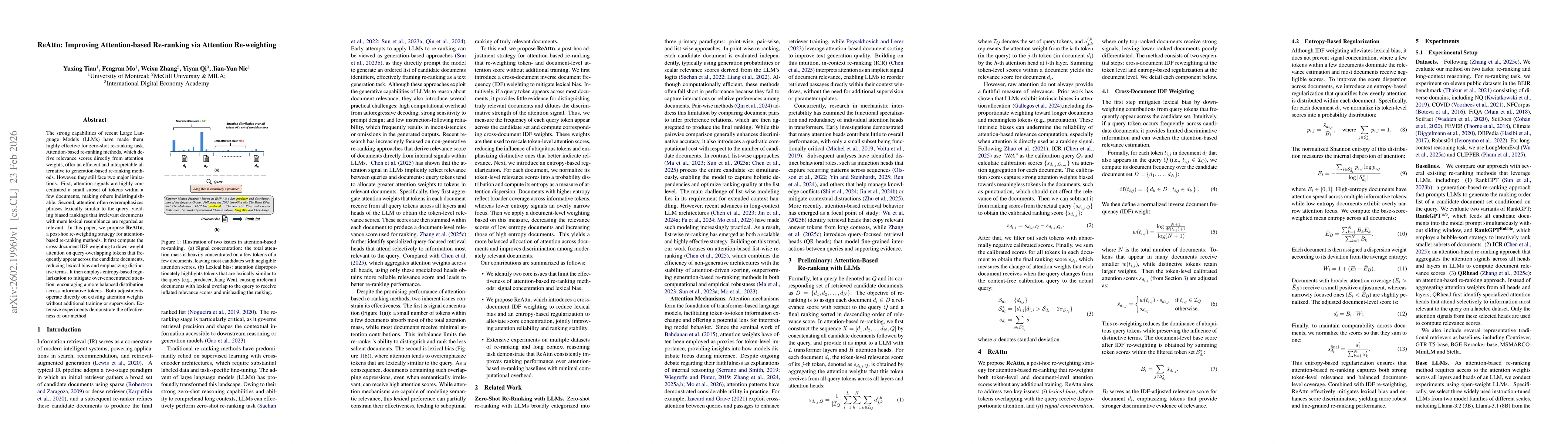 Thumbnail for ReAttn: Improving Attention-based Re-ranking via Attention Re-weighting