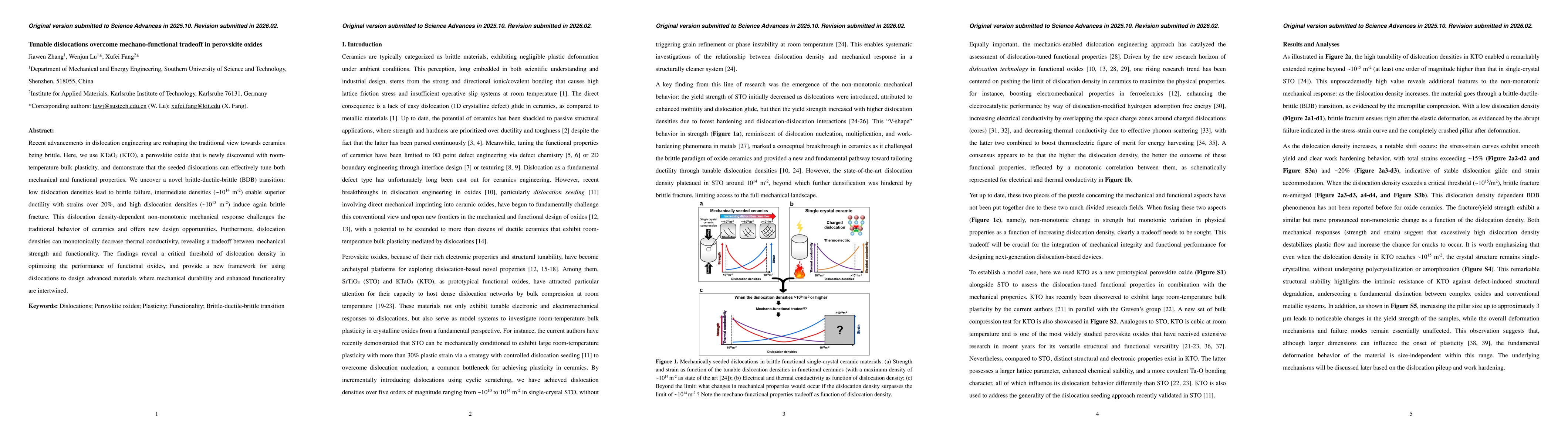 Thumbnail for Tunable dislocations overcome mechano-functional tradeoff in perovskite oxides