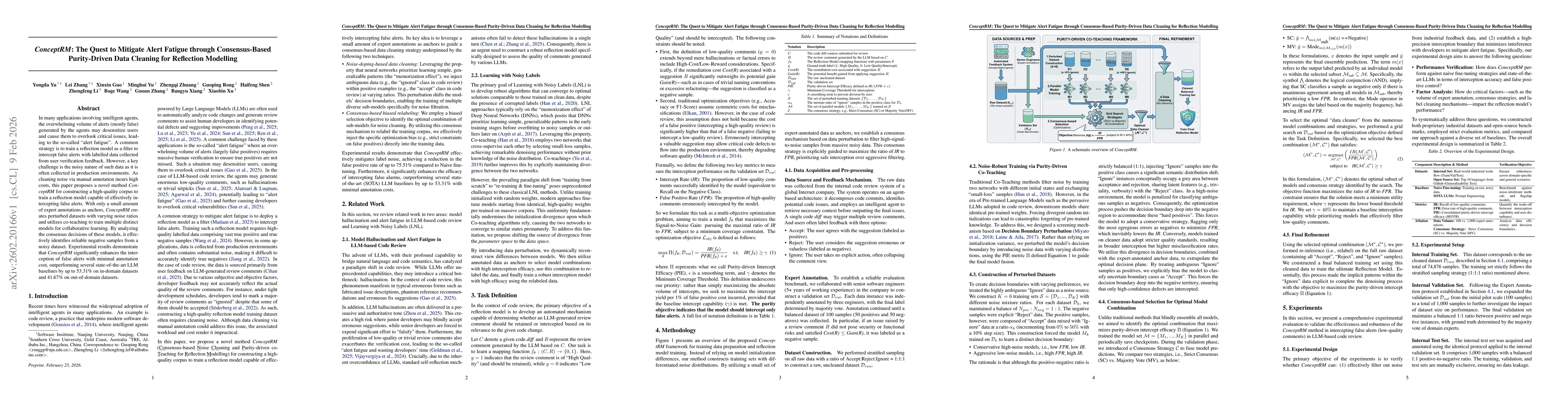 Thumbnail for ConceptRM: The Quest to Mitigate Alert Fatigue through Consensus-Based Purity-Driven Data Cleaning for Reflection Modelling
