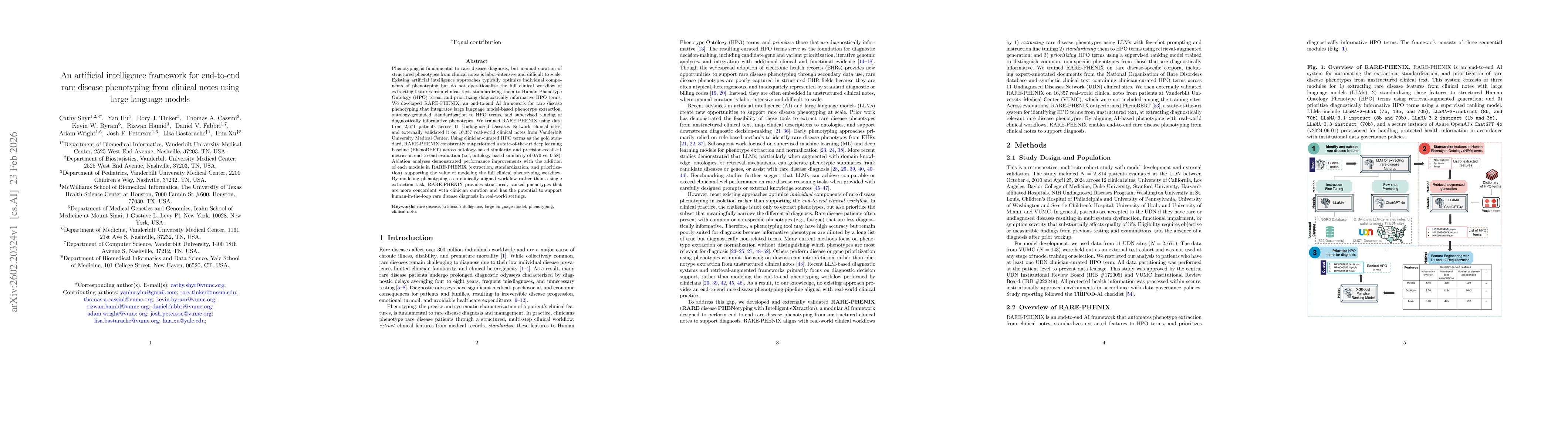 Thumbnail for An artificial intelligence framework for end-to-end rare disease phenotyping from clinical notes using large language models