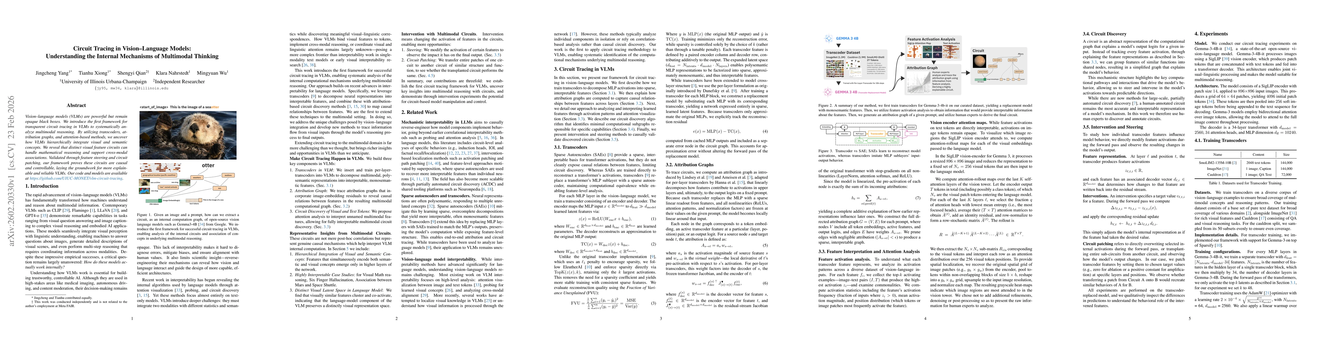 Thumbnail for Circuit Tracing in Vision-Language Models: Understanding the Internal Mechanisms of Multimodal Thinking