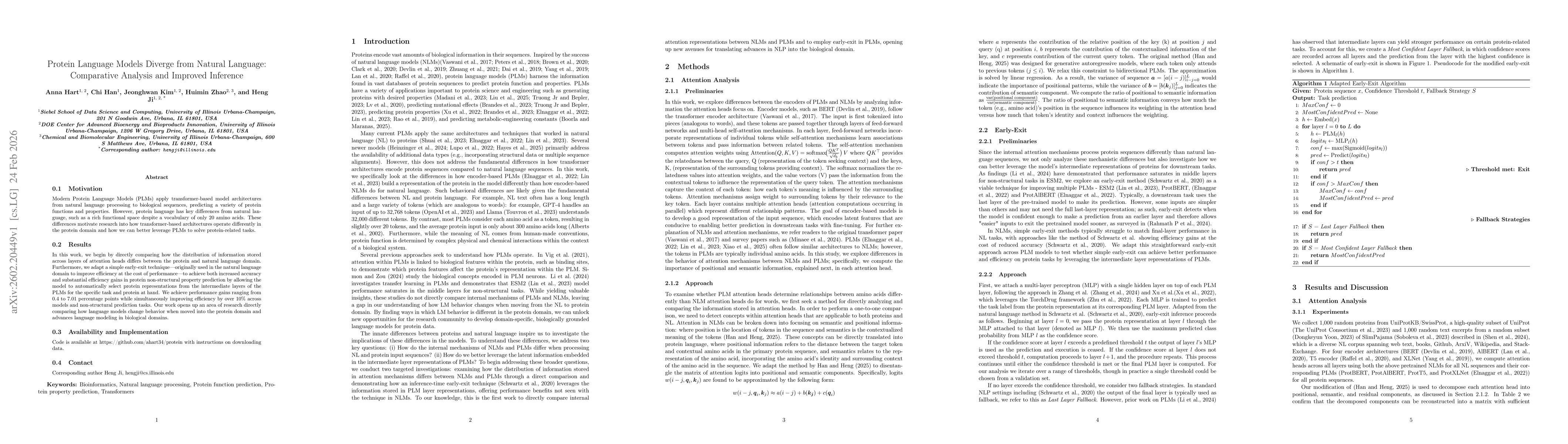 Thumbnail for Protein Language Models Diverge from Natural Language: Comparative Analysis and Improved Inference
