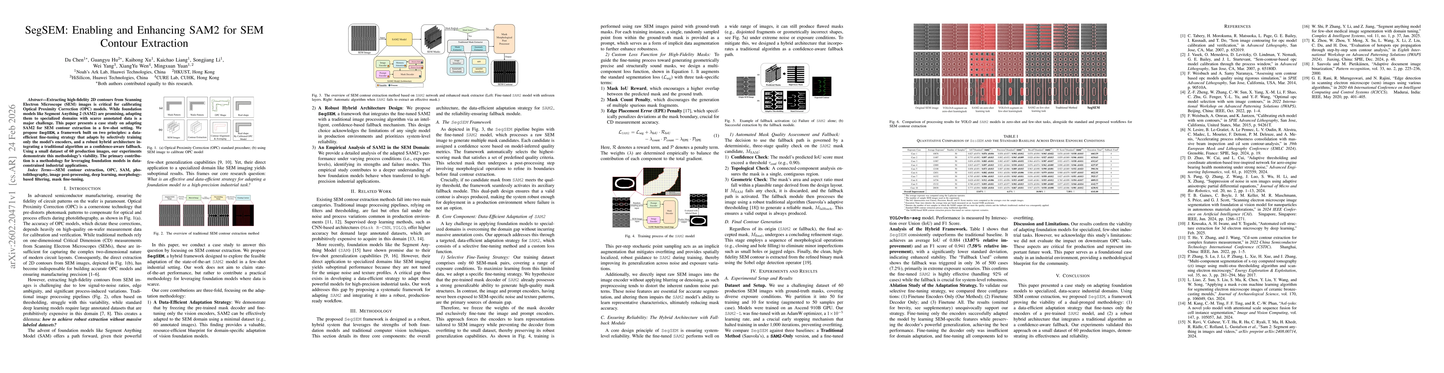 Thumbnail for SegSEM: Enabling and Enhancing SAM2 for SEM Contour Extraction