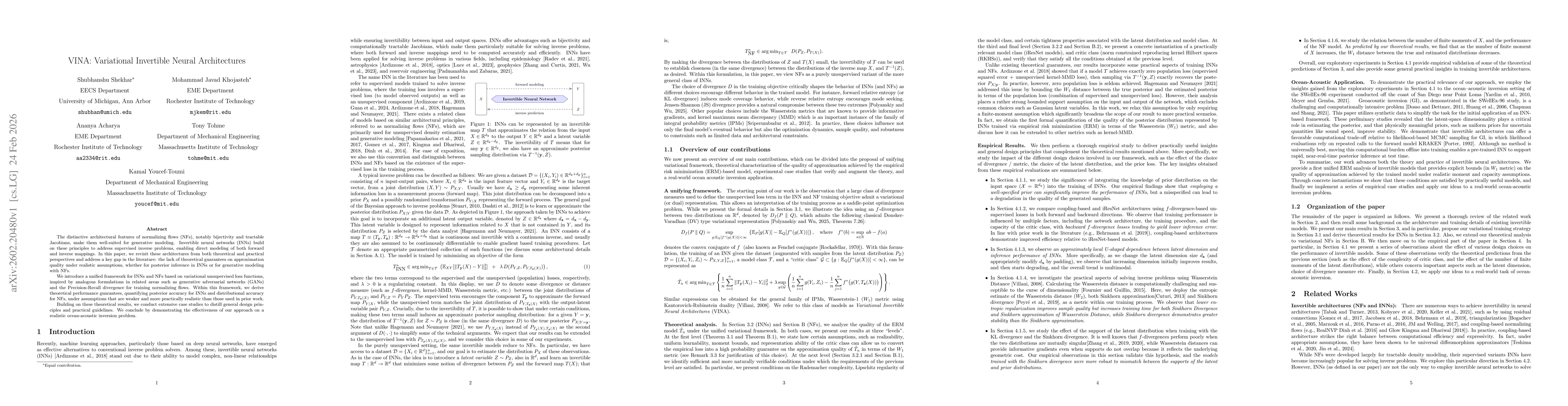 Thumbnail for VINA: Variational Invertible Neural Architectures