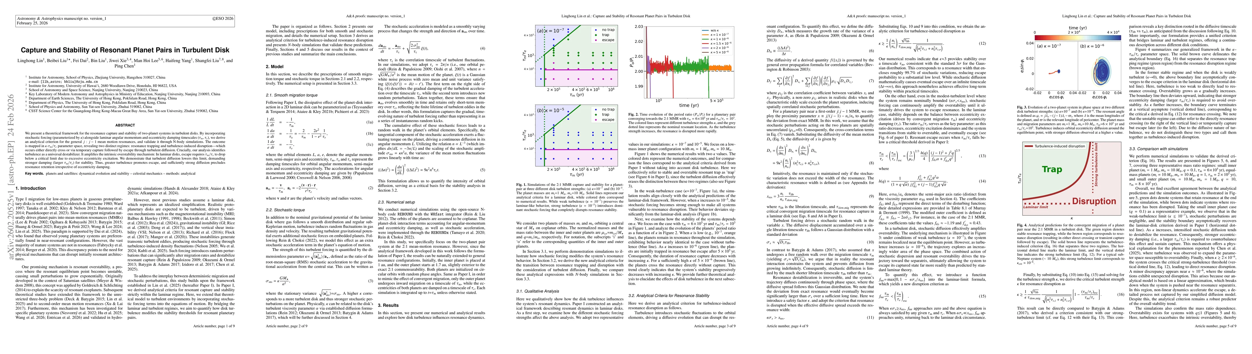 Thumbnail for Capture and Stability of Resonant Planet Pairs in Turbulent Disk