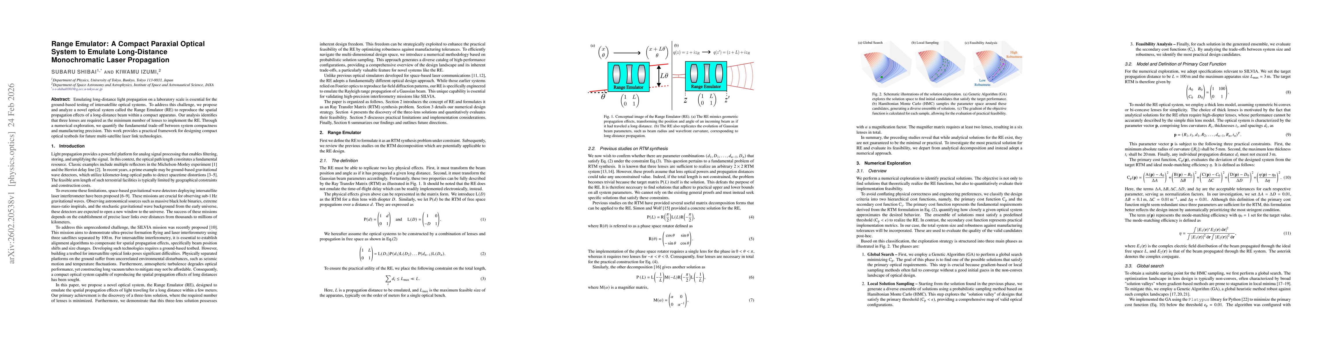 Thumbnail for Range Emulator: A Compact Paraxial Optical System to Emulate Long-Distance Monochromatic Laser Propagation