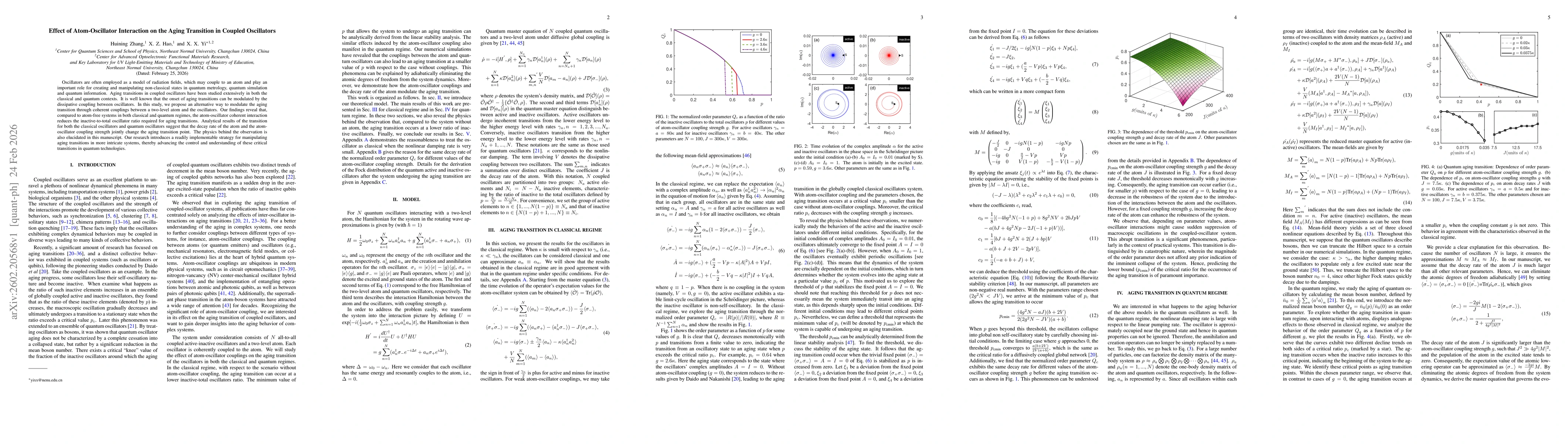 Thumbnail for Effect of atom-oscillator interaction on the aging transition in coupled oscillators