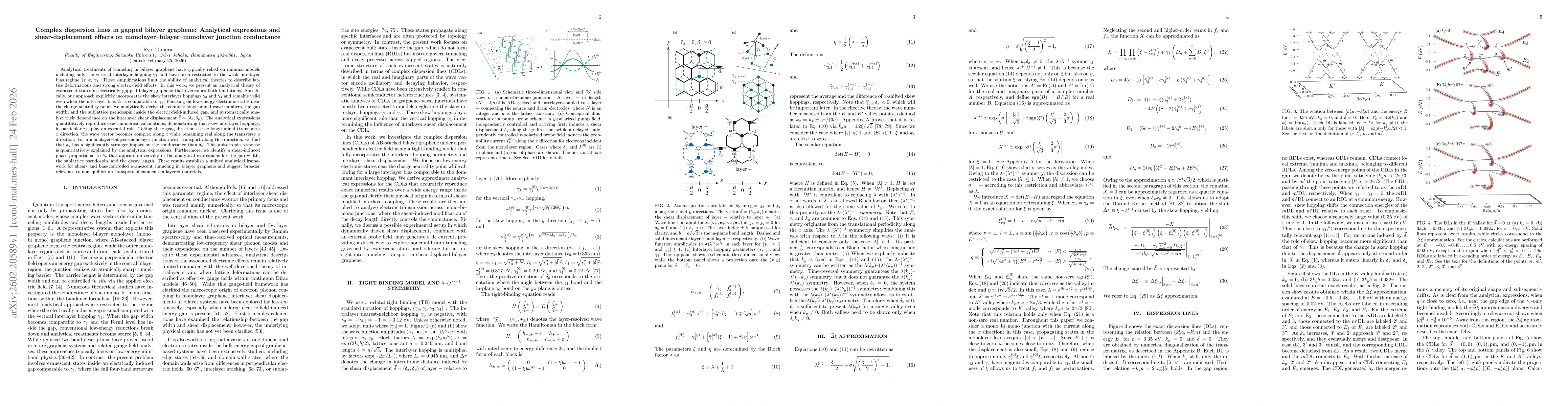 Thumbnail for Complex dispersion lines in gapped bilayer graphene: Analytical expressions and shear-displacement effects on monolayer--bilayer--monolayer junction conductance