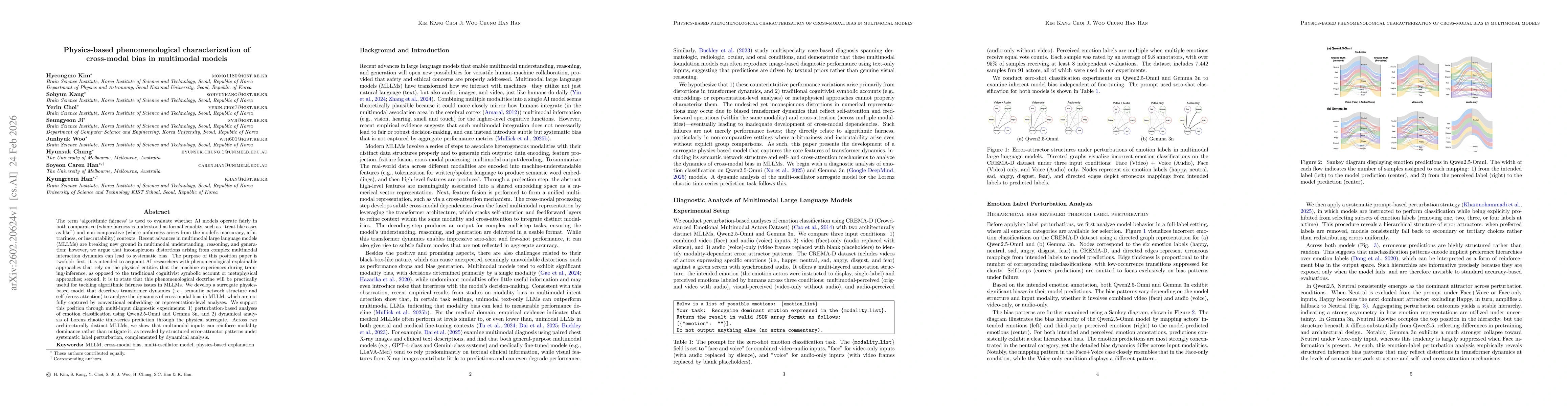 Thumbnail for Physics-based phenomenological characterization of cross-modal bias in multimodal models