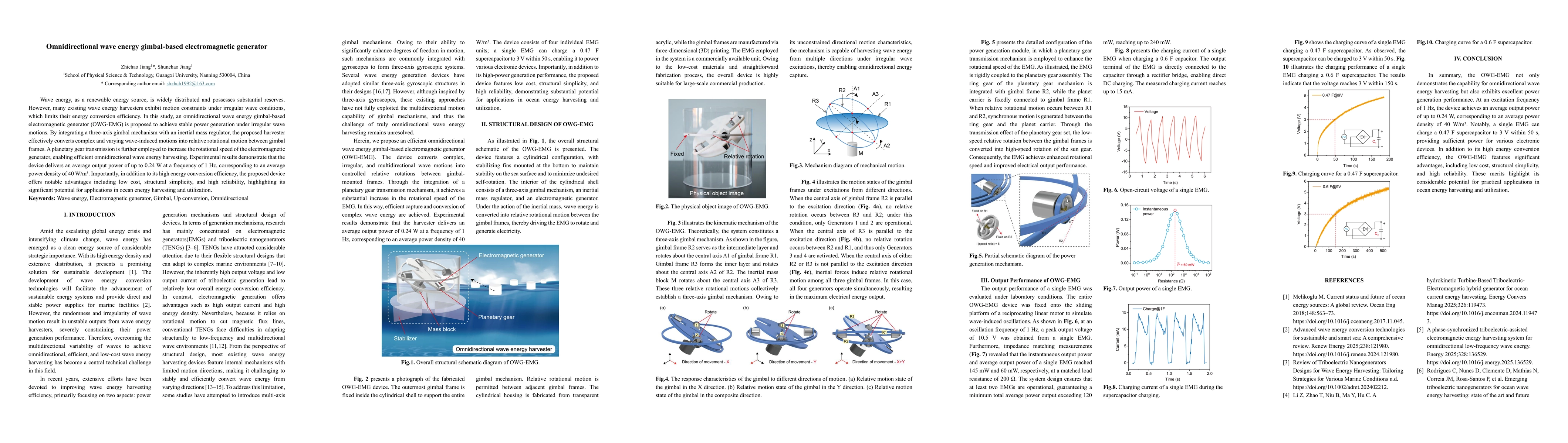 Thumbnail for Omnidirectional wave energy gimbal-based electromagnetic generator