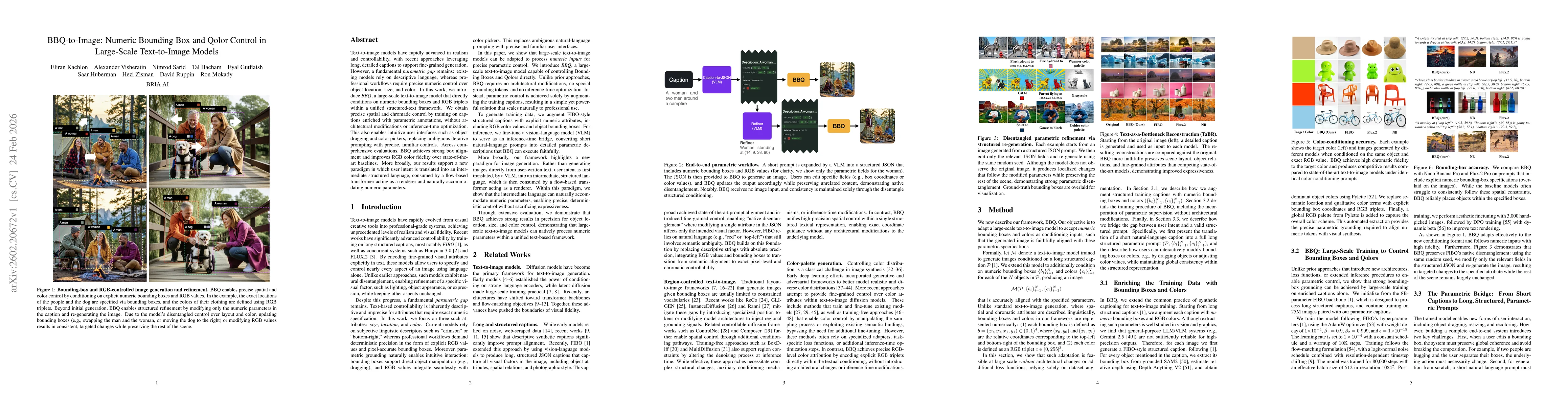 Thumbnail for BBQ-to-Image: Numeric Bounding Box and Qolor Control in Large-Scale Text-to-Image Models