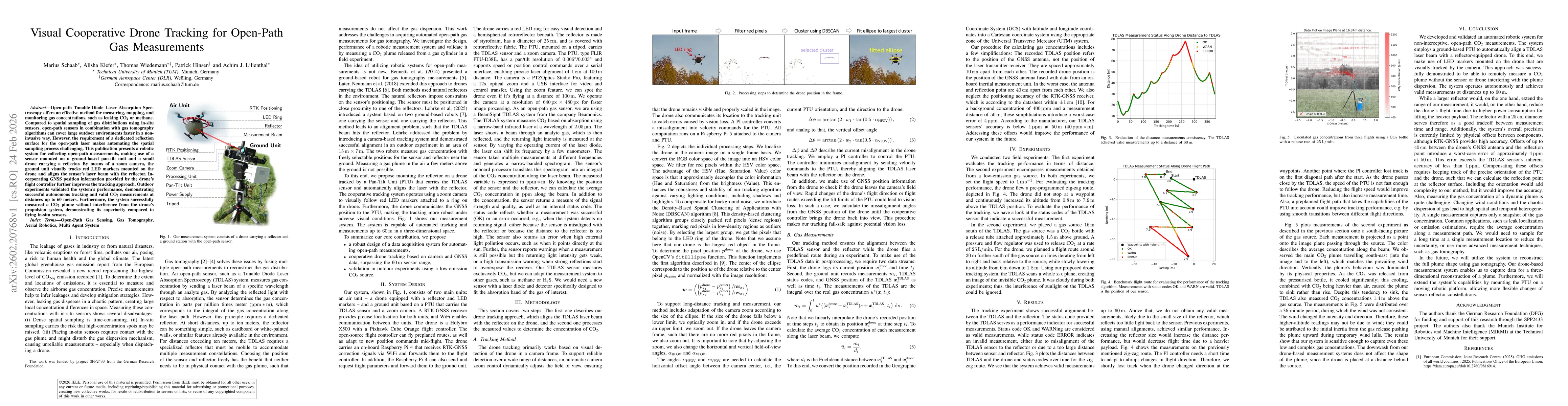 Thumbnail for Visual Cooperative Drone Tracking for Open-Path Gas Measurements