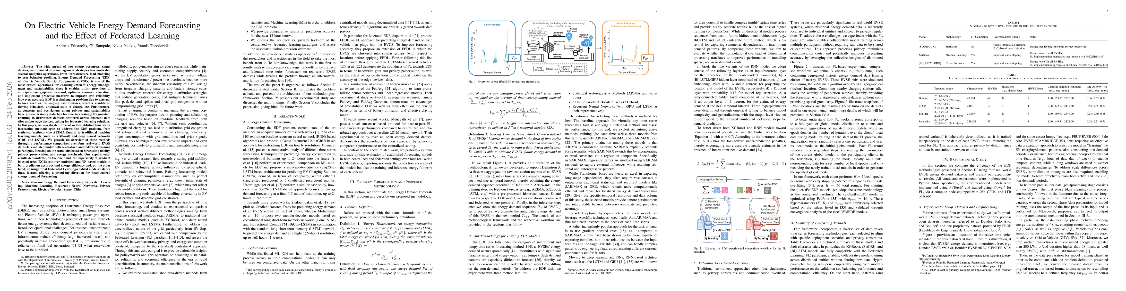 Thumbnail for On Electric Vehicle Energy Demand Forecasting and the Effect of Federated Learning